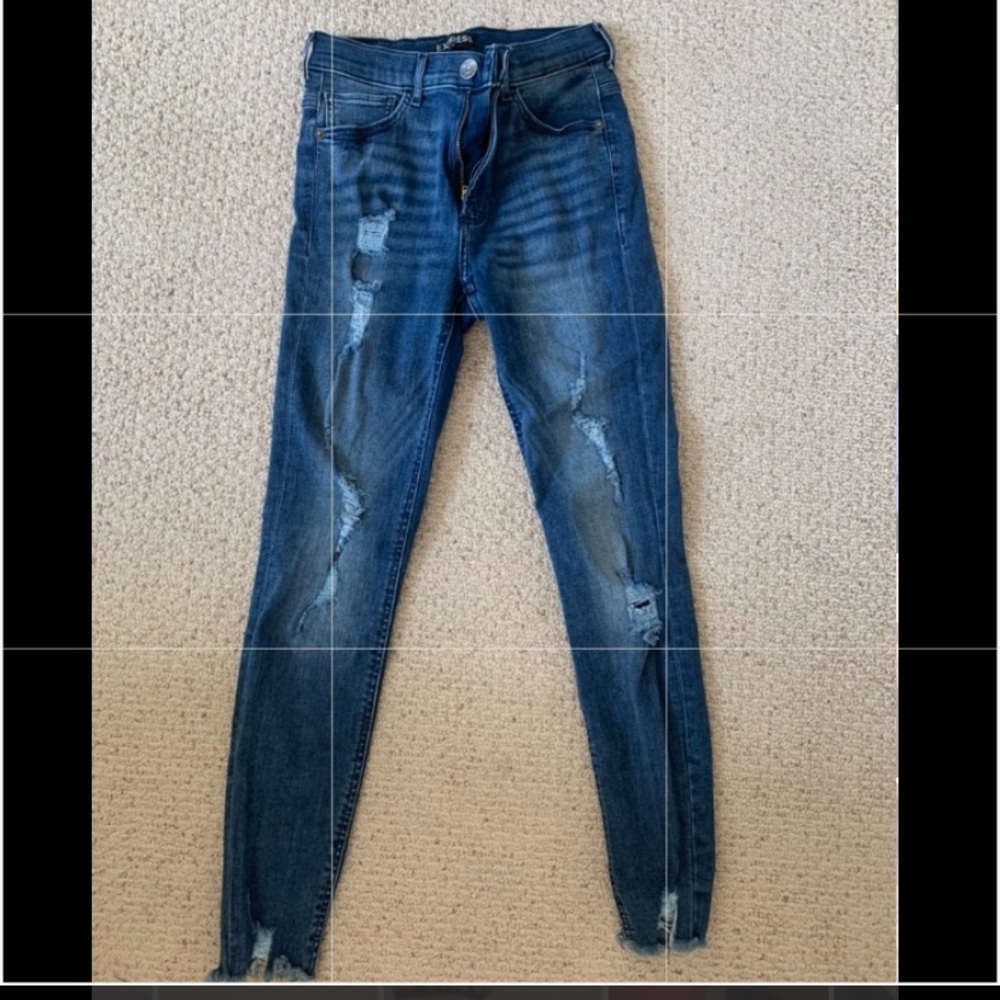 High Rise skinny ankle jeans